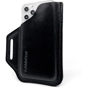 Leather Belt Phone Pouch,Leather Cell Phone Holster,Universal Leather Phone Case